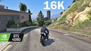 [16K] GTA5 Real Life Graphics Mod in 16K With Next Gen Ray Tracing on RTX4090 is close to GTA6? lol