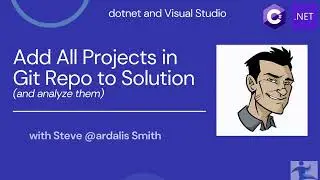 Add All Projects in Git Repo to Solution (and analyze them)
