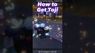 How to Get Toji Showcase | Sakura Stand #jujutsukaisen #roblox #viral #shorts #anime #toji #gojo