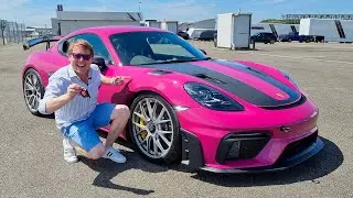 GREATEST PORSCHE EVER! First Drive in New Cayman GT4 RS - Plus JCR Exhaust