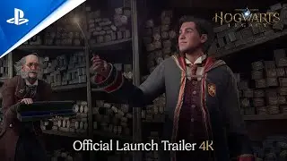 Hogwarts Legacy - Official 4K Launch Trailer | PS5 & PS4 Games