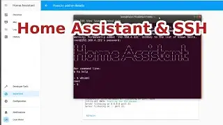 Home Assistant & SSH (Secure SHell)