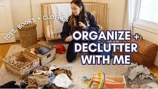 Decluttering *Everything* My Kids Own! Organize + Declutter Kids Toys, Books + Clothes