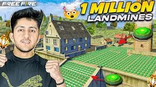 20 Million Landine In One Match Funny Landmine Challenge 1 vs 49 Gameplay - Garena Free Fire