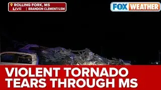 Storm Tracker: Violent Tornado In Mississippi Has Gone A Long Way