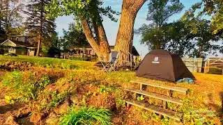 Camping in a Subscribers Yard and Maplewood State Park