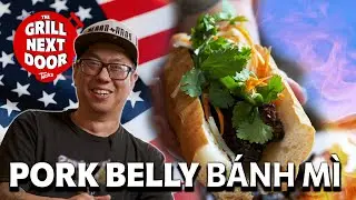 Owner of Blood Brothers Texas Making Thit Nuong Pork Belly Burnt Ends | Grill Next Door | Episode 4