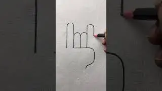 Simple and easy hand drawing with pencil