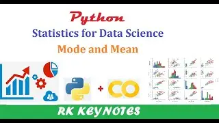 #10 (Statistics-Mode(), Mean()) Find Mode and Mean Using a Dataset in Python | Pandas | RK Keynotes