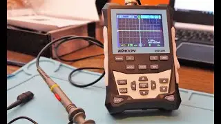 DSO120M oscilloscope KKMOON description , menu, commands and first test.Part1