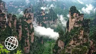 Avatar Mountain & Wulingyuan Scenic Area, Zhangjiajie, China  [Amazing Places 4K]