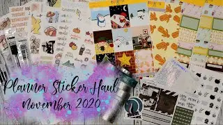 Planner Supplies Haul ✿ Colourful and Co ✿ Erin Floto Designs ✿ Pentel ✿ November 2020