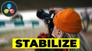 STABILIZE your SHAKY VIDEO for FREE | Davinci Resolve 18 Tutorial