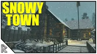 Snowy Trade Town! - Solo 7 Days to Die #10 (7 Days to Die Alpha 15)