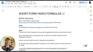 6 VIRAL SHORT-FORM VIDEO SCRIPT FORMULAS | generate millions of views