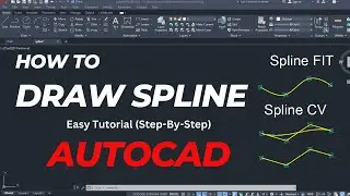 How to Draw Splines in AutoCAD Easy Tutorial (Step-By-Step) 