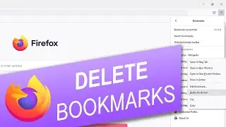How to Delete Bookmarks in Firefox