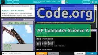 Code.org Abstract Data Art Project - Complete - Lesson 11, 12, and 13 | Answer Tutorial | Unit 4 CSA