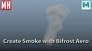 Creating animated smoke using Bifrost Aero ( Maya 2019 )