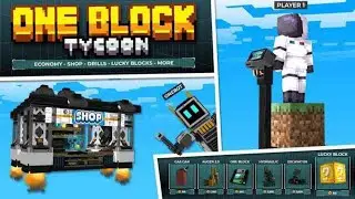 Как СКАЧАТЬ Бесплатно КАРТУ ONE BLOCK TYCOON В МАЙНКРАФТ ПЕ