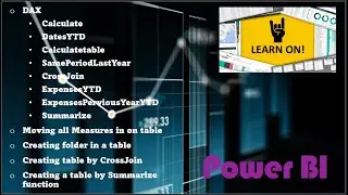 Power BI - DAX - CrossJoin, SamePeriodLastYear, Summarize, Calculatetable, Creating folder in table