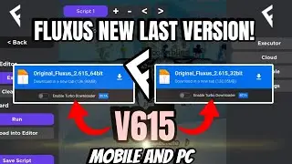 [NEW] FLUXUS EXECUTOR LASTEST VERSION V615 | FLUXUS EXECUTOR MOBILE ROBLOX