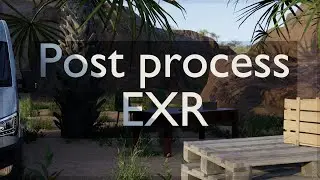 Blender - Post process EXR file in other applications