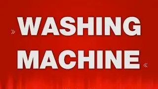 Washing Machine - SOUND EFFECT - Laundry Washer Waschmaschine SOUND