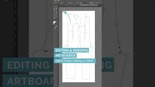 44/49 Resizing Artboards - Digital #patternmaking  in #adobeillustrator #patterncutting #fashion