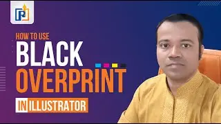 Black Overprint in Illustrator | How can I print Black text as Overprint | Overprint in Illustrator