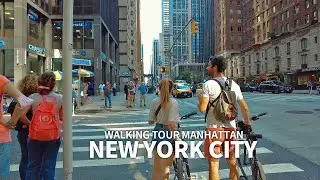 [4K] NEW YORK CITY - Manhattan Summer Walk, New York Central Park & 6th Avenue, Travel, USA