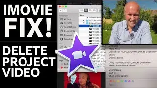 IMOVIE FIX! How to delete videos in iMovie... or PROJECT VIDEO CANT BE MOVED TO TRASH ERROR MESSAGE