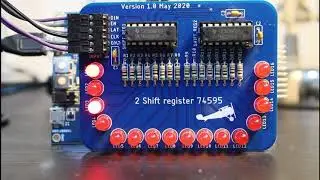 How to control 74595 Using SAMD21 Xplained pro and Atmel STUDIO Part 2