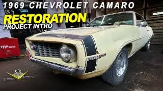 ❓ 1969 Chevrolet Camaro With Surprise Under The Hood - Restoration Preview at V8 Speed and Resto