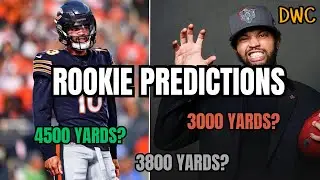 My Predictions for Caleb's Rookie Year...