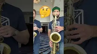 when saxophonists play the same licks