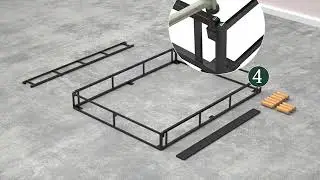 Zinus | Justina Quick Snap Standing Mattress Foundation Assembly Instructions