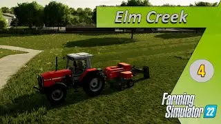 Тюковка сена - 04 -  ElmCreek - Farming Simulator 22