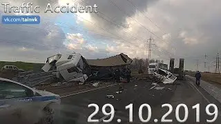 Подборка аварии ДТП на видеорегистратор за 29.10.2019 год