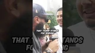 Muslim Giving Dawah to Trump Supporter!