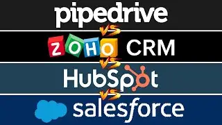 6 BEST CRM Softwares 2024: Salesforce Vs Zoho CRM Vs HubSpot Vs Pipedrive