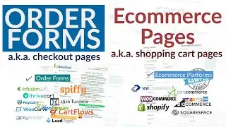 Checkout Pages, Order Forms & Ecommerce Shopping Carts - Accept Payments Online - what’s best