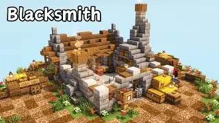 Medieval Blacksmith's House | Easy Minecraft Build Tutorial