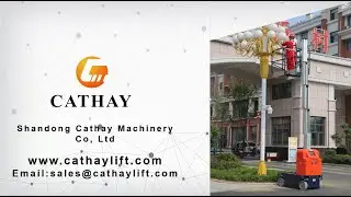 CATHAYLIFT 6m, 7.5m 9m self propelled aluminum lift-Shandong Cathay Machinery Co., Ltd #verticalmast