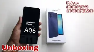 Samsung Galaxy A06 Balck Color Unboxing