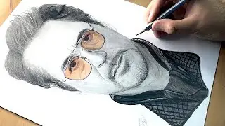 Drawing Robert Downey Jr. - Iron Man