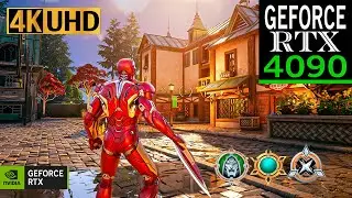 Fortnite Iron Man Gameplay : RTX 4090 4K Ultra Graphics + Ray Tracing | Part#3 