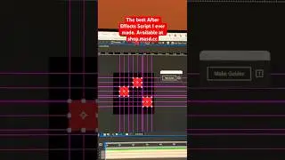 My new After Effects Scripts! Make Guides. #aftereffects #plugins #adobe #motiondesigning #motion