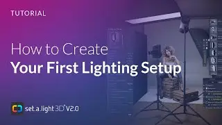 How to create your first lighting setup | set.a.light 3D V2.0/2.5 | EN