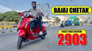 New Bajaj Chetak 2903 First Ride Review "Best Electric Scooter In 1 Lakh In 2024"